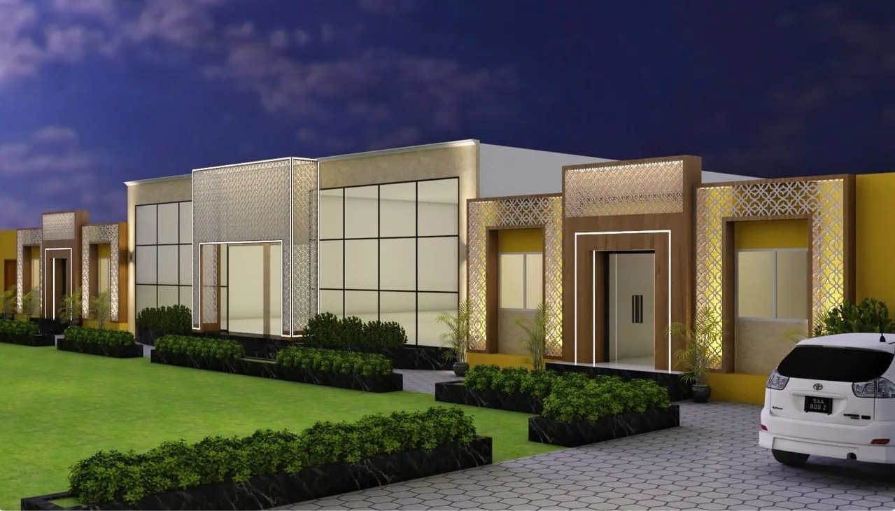 Architectural rendering of the Hotel Signature Inn Gaya exterior